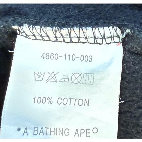 A Bathing Mens Pants L Shark Bone Joggers Sweatpants Cotton Drawstring C4-18 - Picture 4 of 6